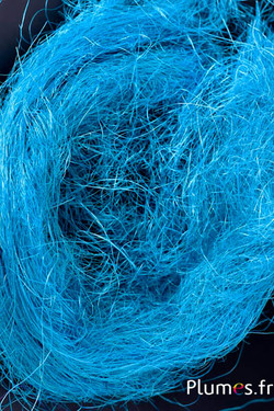 Fibres de sisal - 50 g - turquoise